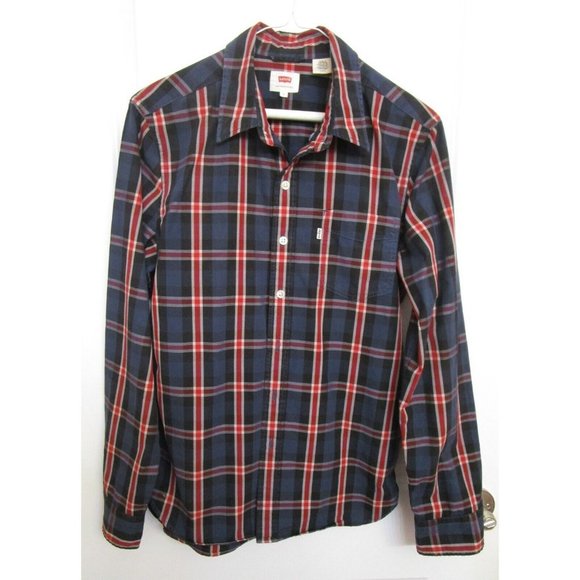 Levi's Men/Youth Long Sleeve Plaid Style Button Down Dress/Casual Shirt - Small - Picture 1 of 9
